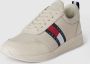 Tommy Hilfiger Beige Polyester Sneaker met Contrasterende Details Beige Dames - Thumbnail 6