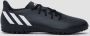 Adidas Performance Predator Edge.4 TF Sr. voetbalschoenen zwart wit - Thumbnail 2