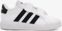 Adidas Sportswear Grand Court 2.0 sneakers wit matzilver Imitatieleer 24 - Thumbnail 4