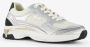Hush Puppies dames dad sneakers zilver wit - Thumbnail 5