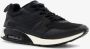 Osaga heren sneakers zwart wit met airzolen - Thumbnail 6