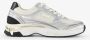 Hush Puppies dames dad sneakers zilver wit - Thumbnail 2