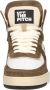 Off the Pitch Basketta Hi Glass Sneakers Tabacco Bianco - Thumbnail 11