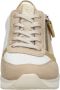 Remonte Sneaker met chique perforaties Beige Champagne Wit Zand - Thumbnail 6