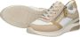 Remonte Sneaker met chique perforaties Beige Champagne Wit Zand - Thumbnail 7