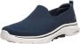 Skechers Go Walk 7 Ivy Dames Instappers Donkerblauw;Wit - Thumbnail 9
