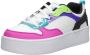 Skechers Court High Classic Crush Unisex Sneakers Wit Zwart Multicolour - Thumbnail 9