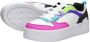 Skechers Court High Classic Crush Unisex Sneakers Wit Zwart Multicolour - Thumbnail 12