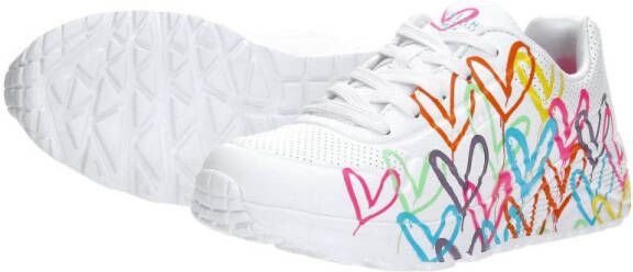 Skechers Uno Lite Spread The Love Meisjes Sneakers Wit Mutlicolour - Foto 14