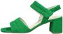 Gabor 21.711.19 Samth. Verde-sandalen met hak-pumps - Thumbnail 3