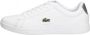 Lacoste Carnaby Evo Wit Zilver Dames Sneaker 39SFA0038 - Thumbnail 2