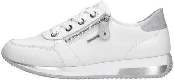 Remonte Sportieve Basic Sneaker met Extra Set Bloemen Veters White Heren