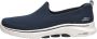 Skechers Go Walk 7 Ivy Dames Instappers Donkerblauw;Wit - Thumbnail 2