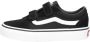 Vans Youth Ward V Suede Canvas Jongens Sneakers Black White - Thumbnail 3