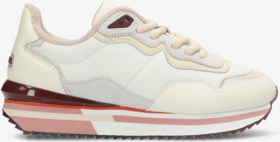 Shabbies Amsterdam Jenna Sneaker Offwhite Paars
