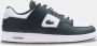 Lacoste Court Cage Sma Heren Sneakers Wit Donkerblauw - Thumbnail 3