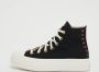 Converse Zwarte Hoge Sneaker Chuck Taylor All Star Lift Platform - Thumbnail 4