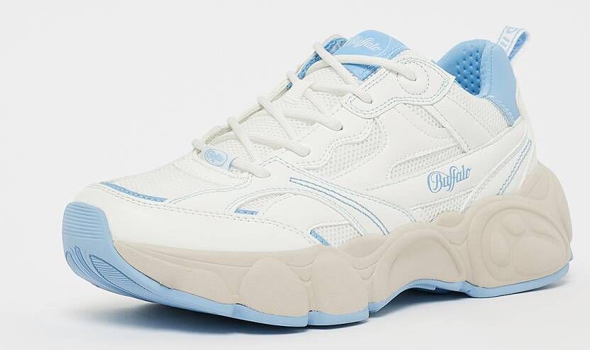 Buffalo Cld Run Rt Trendy Sneakers Dames white light blue maat: 36 beschikbare maaten:36 37 38 39 40 41