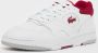 Lacoste Lineshot White Sneakers Schoenen white red maat: 42.5 beschikbare maaten:41 42.5 43 44.5 45 46 - Thumbnail 2