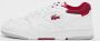 Lacoste Lineshot White Sneakers Schoenen white red maat: 42.5 beschikbare maaten:41 42.5 43 44.5 45 46 - Thumbnail 1