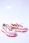 DWRS Bonney chunky leren sneakers roze lila oranje - Thumbnail 4