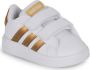 Adidas Sportswear Grand Court 2.0 sneakers wit matgoud Jongens Imitatieleer 21 - Thumbnail 3