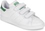 Adidas Witte Sneakers Hoogwaardig Leer Comfortabele Stoffen Voering Duurzame Rubberen Zool Wit Unisex - Thumbnail 5