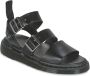 Dr Martens Gryphon sandals in brando leather with straps Dr. Martens Zwart - Thumbnail 2