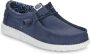 Hey Dude Canvas Instappers in Navy Blue Heren - Thumbnail 2