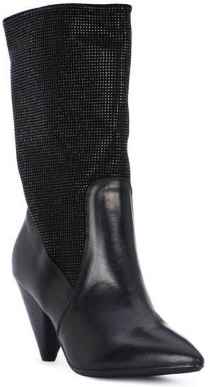 Juice Shoes Low Boots TEVERE NERO STRASS NERI