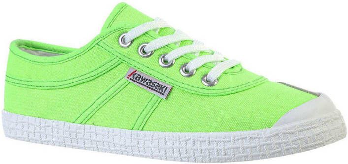 Kawasaki Sneakers Original Neon Canvas Shoe K202428 3002 Green Gecko