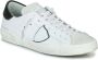 Philippe Model Witte Leren Sneakers met Iconisch Zij Schild White Heren - Thumbnail 3