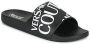Versace Jeans Couture Fondo Slide Dis. 42 Shoes Gummy Sun Baroque Heren Slippers Zwart - Thumbnail 3