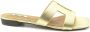 BiBi Lou Dames Slippers 520z41vk-y Gold Goud - Thumbnail 6