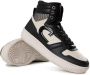 Cruyff Campo High Lux Hoge sneakers Leren Sneaker Dames Zwart - Thumbnail 6