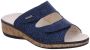 Fidelio Hallux -Dames blauw slippers uitneembaar voetbed - Thumbnail 2