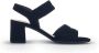 Gabor Zwarte Suède Sandalette met 6cm Hak Black Dames - Thumbnail 3