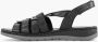 Medicus Zwarte sandaal klittenband - Thumbnail 4