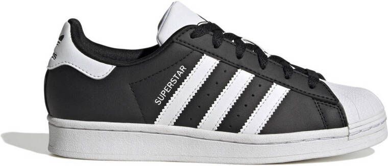 Adidas Originals Superstar sneakers zwart wit Leer Dierenprint 36 2 3