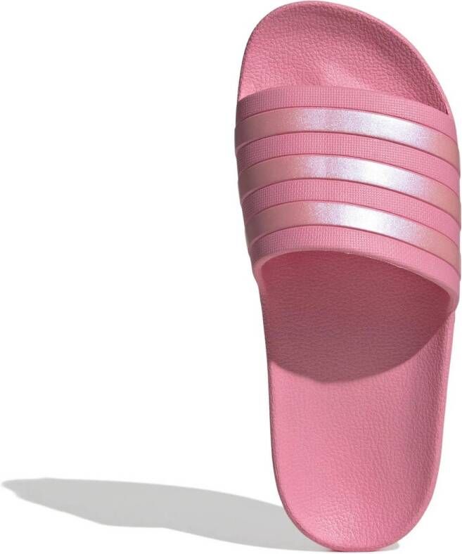 Adidas Roze Aqua Slides Vrouwen Gladde Oppervlakken Pink Dames