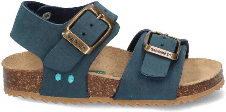 BunniesJR Bonny Beach sandalen jeansblauw Jongens Imitatieleer Meerkleurig 25