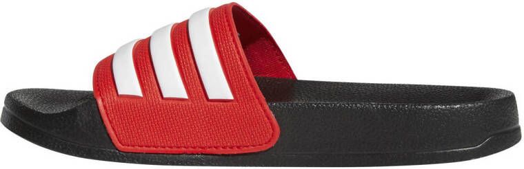 adidas Sportswear Adilette Shower badslippers zwart wit rood