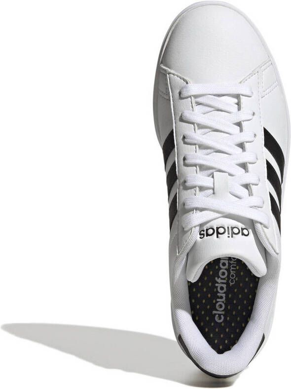 adidas Sportswear Grand Court 2.0 sneakers wit zwart