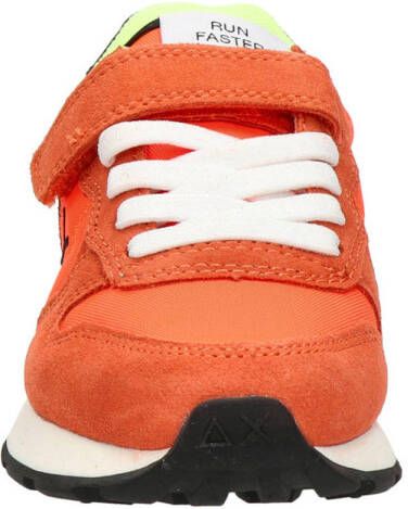 SUN68 suède sneakers oranje