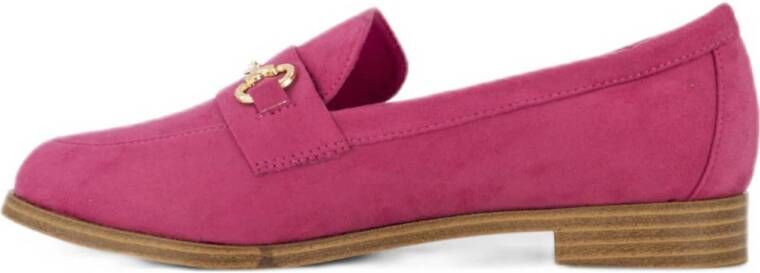 Graceland loafers met gesp roze