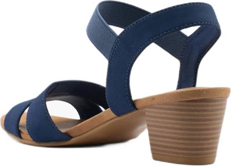 Graceland sandalettes blauw