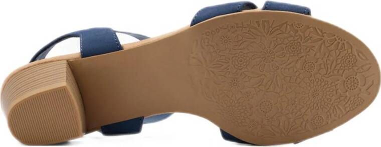 Graceland sandalettes blauw