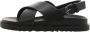 Mango Kids sandalen zwart Meisjes Imitatieleer 21(12 8cm) - Thumbnail 4