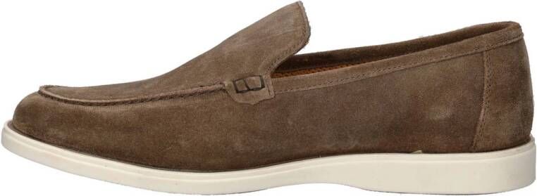 Nelson suède loafers taupe