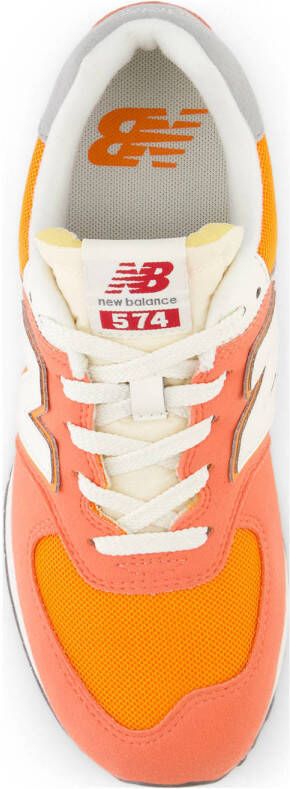 New Balance 574 V1 sneakers oranje wit grijs